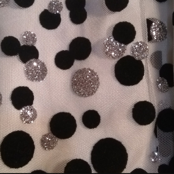 Le Chateau glitter polka dot party dress - Picture 8 of 8